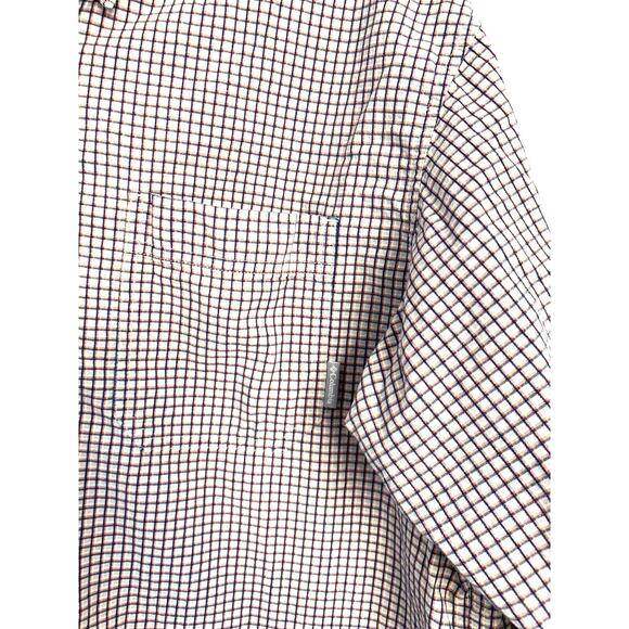 Columbia Sport Button Down L Shirt Mens Plaid Check Long Sleeve Business Casual - Picture 4 of 9